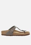 Birkenstock Gizeh Birkibuc Regular - Stone