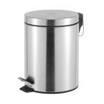 Roma 5L Step Pedal Bin Stainless Steel Silver