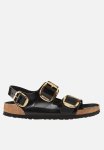 Birkenstock Milano High Shine Big Buckle Narrow - Black