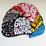 1PC Jacquard Y2K Beanie Hat Hip Hop Gothic Color Block Knitted Beanies Packable Elasticity Skull Cap For Women