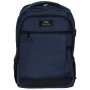 Qinol YCA-16 Unisex Travel 15" Laptop Backpack With USB Charging Port - Navy Blue