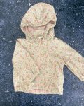 H&m Beige Floral Rain Jacket 4 6M