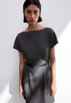 Belted Dress - Dark Grey