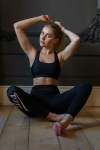 Yoga Pants In Monochrome - Xxs