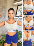 High Impact Bra - Luxe Series - Evil Eye - 5XLARGE