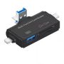 TQ40 7 In 1 Multi-function Card Reader Sd Card Reader