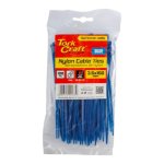 Tork Craft Nylon Cable Ties Blue 15CM