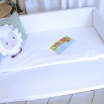 Plain White Travel Bed |