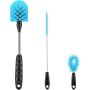 3 Pack 12.2 Inch Stainless Steel Bottle Brush Multi-purpose Cleaner