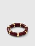 Bonnie Bead Stretch Bangle - 0 Red Currant gold