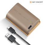 K&f Concept 2250MAH LP-E6NH LP-E6N LP-E6 Compatible Battery-type-c Port