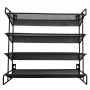 4 Tier Spice Rack Organizer Space-saving Metal Spice Jar Organizer Seasonin