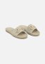 Metal Trim Espadrille Band Mules