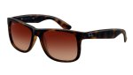 Ray-Ban - Justin - Rubber Light Havana polycarbonate Brown Gradient - RB4165 710 13