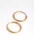 Goldair Gold Plated Sterling Silver 12MM Hoop Earrings