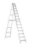 10 Step Heavy Duty Sided A-frame Aluminium Ladder
