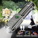 Ultra-bright USB Rechargeable Handheld Flashlight - Ideal For Camping Backpacking & Hiking Anyice Brand