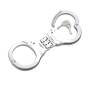 Stainless Steel Handcuffs -HINGED-0213