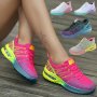 Women's Air Cushion Sports Shoes Shock Absorbing Low Top Running Sneakers Casual Outdoor Tennis Trainers