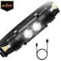 Wurkkos H25S 1200 Lumen 160M Throw Rechargeable Headlamp With 18650 Battery