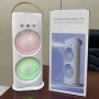 3-IN-1 MINI Desktop LED Light Air Cooler Portable Water Mist Fan