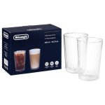 De'Longhi Delonghi 480ML Double Wall Thermal Glasses Set Of 2 DLSC319
