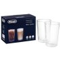 De'Longhi Delonghi 480ML Double Wall Thermal Glasses Set Of 2 DLSC319