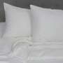 500 Thread Count Egyptian Cotton Heritage Collection Soho DUVET COVER SET - White Stitch - King 230 X 220CM