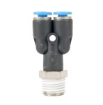 AirCraft Pu Hose Fitting Y Joint 4MM-1 4" M