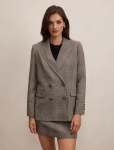 Eleanor Double Breasted Blazer - 16 Check Suit