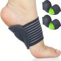 2PCS Plantar Fasciitis Arch Support Brace Compression Cushioned Sleeves For Sore Feet Heel Spurs Ease