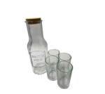 Eco-friendly 5PIECE Glass Juice Jar Set