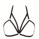 Ring Strappy Hollow Out Bra Chest Harness Criss Cross Strappy Top Harness Sexy Lingerie & Erotic Accessories