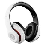 Impulse Volkano Series Wireless Bluetooth Headphones -white Built-in Fm Sd Card & Hands-free Calling