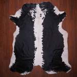 Aa Grade Nguni Hide 645 Black white XL - Extra Large Black white Panelled
