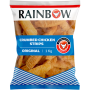 Rainbow Frozen Crumbed Chicken Strips 1KG