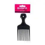 Basics Comb Afro Black 6.8X15CM