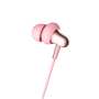 Stylish E1025 Dual-dynamic Driver 3.5MM In-ear Headphones - Pink