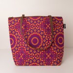 Shwe Square Tote Bag - Fuchsia Fiesta