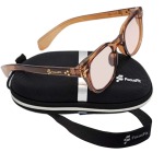 Focusfit Round Retro Unisex UV350 Sunglasses 6007PL-BR