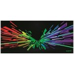 Rainbow Explosion Full Desk XL Coverage Gaming And Office Mouse Pad