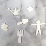 White Resin Garden Set White X6