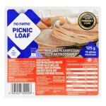 No Name Sliced Picnic Loaf 125G