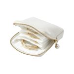 MINI Travel Jewelry Bag Multi-compartment Zipper Pouch - Fashion MINI Jewelry Travel Case For Bracelet Ring Earring Necklace Wat