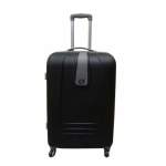 Smte Blue Star 1 Piece Sleek Luggage 24 Black With Keychain