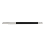 BP7983 - Aluminium Ballpoint Pen With Silver Clip Black Std