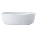 Basics White Pie Dish Oval