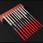 5PCS/10PCS Diamond MINI Needle Files Set 140MM/5.5IN Precision Craft Files For Ceramic Wood Jewelry Polishing Carving & Small Pr