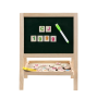 Ex- Double Sided Small Drawing Board Chalkboard Adjustable Standing