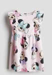 Flounce-trimmed Jersey Dress - Light Pink Minnie Mouse